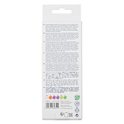Faber-Castell Goldfaber Sketch Dual-Tip Markers - Graphic Novel, Set of 6, back of the packaging