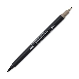 Faber-Castell Goldfaber Sketch Dual-Tip Marker - 274 Warm Grey V, caps off