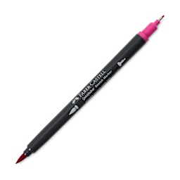 Faber-Castell Goldfaber Sketch Dual-Tip Marker - 125 Middle Purple Pink, caps off
