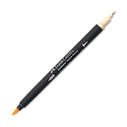 Faber-Castell Goldfaber Sketch Dual-Tip Marker - 132 Beige Red, caps off