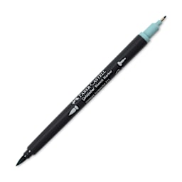 Faber-Castell Goldfaber Sketch Dual-Tip Marker - 311 Vintage Turquoise, caps off