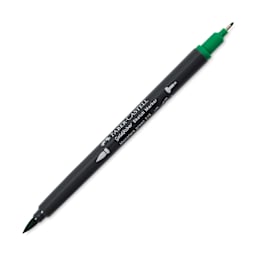 Faber-Castell Goldfaber Sketch Dual-Tip Marker - 316 Monstera Green, caps on