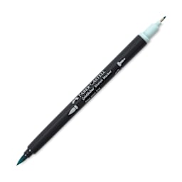 Faber-Castell Goldfaber Sketch Dual-Tip Marker - 310 Pale Mint, caps off