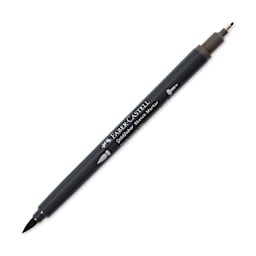Faber-Castell Goldfaber Sketch Dual-Tip Marker - 175 Dark Sepia, caps off
