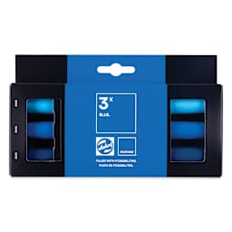 Pantone Dual Tip Markers - Blue, Set of 3, front of the packaging