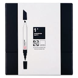 Talens Pantone Dual Tip Empty Marker Box, front of the packaging