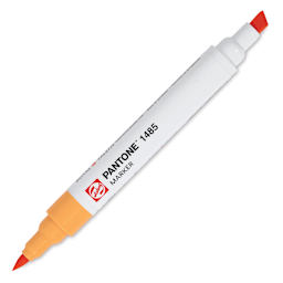 Pantone Dual Tip Marker - 1485, caps off