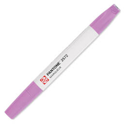 Pantone Dual Tip Marker - 2572, caps on