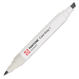 Pantone Dual Tip Marker - Cool Gray 1, caps off