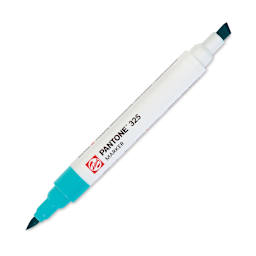 Pantone Dual Tip Marker - 325, marker with caps off
