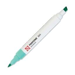Pantone Dual Tip Marker - 331, marker with caps off
