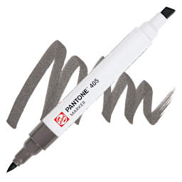 Pantone Dual Tip Marker - 405, swatch and marker