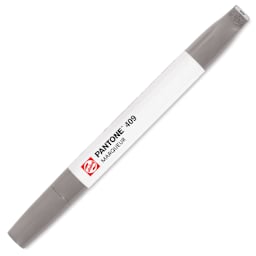 Pantone Dual Tip Marker - 409, marker with caps on