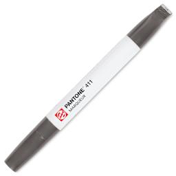 Pantone Dual Tip Marker - 411, marker with caps on