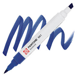 Pantone Dual Tip Marker - 661, swatch and marker