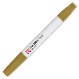 Pantone Dual Tip Marker - 7558, caps on