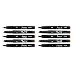 Sharpie Creative Acrylic Markers - Set of 10, Metallic Colors, Fine Tip