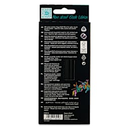 Faber-Castell Black Edition Colored Pencils - Assorted Colors, Set of 12, back of the packaging