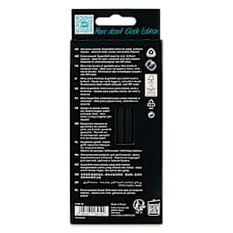 Faber-Castell Black Edition Colored Pencils - Skin Tones, Set of 12, back of the packaging