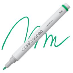 Copic Acrea Paint Marker - Leaf Green 011, marker and swatchc