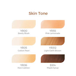 Ohuhu Honolulu Dual Tip Marker Set - Set of 6, Skin Tone, color chart