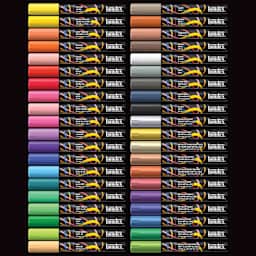Liquitex Markers - Set of 40, Radical Colors, Bullet Tip, 2 mm, contents