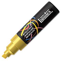 Liquitex Marker - Metallic Gold, Chisel Tip, 8 mm