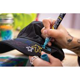 Liquitex Acrylic Markers used on a baseball cap
