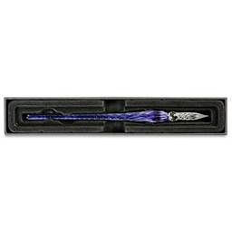 Herbin Twisted Glass Dip Pen - Midnight Blue, in packaging