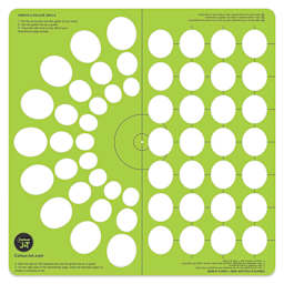 Pacific Arc ColourJot Mixing Template - Ovals