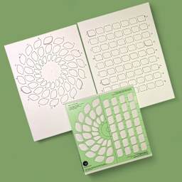 Pacific Arc ColourJot Mixing Template - Leaves