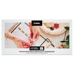 Crafter Woven Seed Bead Workshop Kit front of packaging