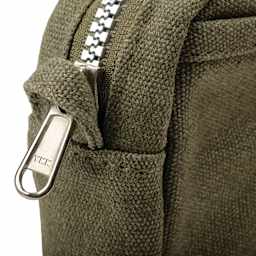Soolla Studio Pouch - Deep Forest Green, zipper