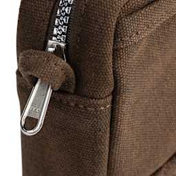 Soolla Studio Pouch - Coffee Bean, zipper