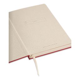 Artik Hardcover Notebook - Cherry, 5-3/4" x 8-1/4", Blank, inside cover