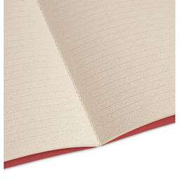 Artik Singer Sewn Notebook - Cherry, 5" x 8-1/4", Ruled, Pkg of 2, open