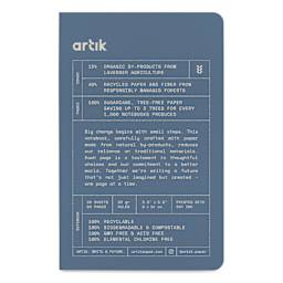 Artik Singer Sewn Notebook - Lavender, 3-1/2" x 5-1/2", Ruled, Pkg of 3, front cover