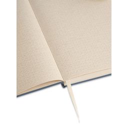Artik Hardcover Notebook - Lavender, 5-3/4" x 8-1/4", Dot Grid, open