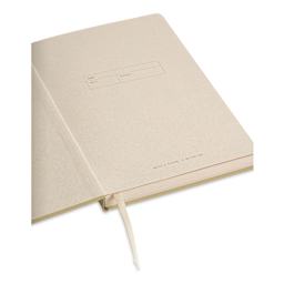 Artik Hardcover Notebook - Olive, 5-3/4" x 8-1/4", Blank, open