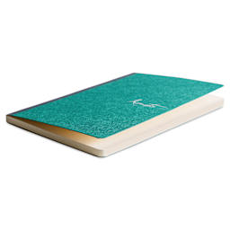 Karatis Fountain Pen Journal - Medium, Selva, 96 Sheets, slightly open