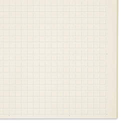 Midori MD Notebooks - A6, Grid, White, close-up of paper