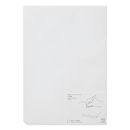 Midori MD Cotton Paper Pad - A4, Blank, White, 90 Sheets, front
