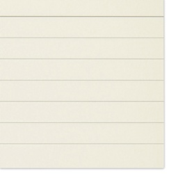Midori MD Memo Block - 3.9" x 3.9", Lined, White, close-up of sheet