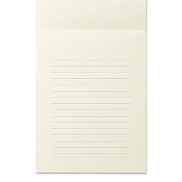 Midori MD Letter Pad - A5, Ruled, White, 50 Sheets
