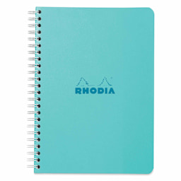 Rhodia Wirebound Notebook - 6" x 8-1/4", Azure, Graph
