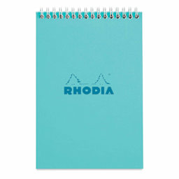 Rhodia Top Wirebound Pad - 6" x 8-1/4", Azure, Ruled