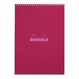 Rhodia Top Wirebound Pad - 8-1/4" x 11-3/4", Plum, Graph