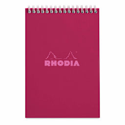 Rhodia Top Wirebound Pad - 6" x 8-1/4", Plum, Ruled