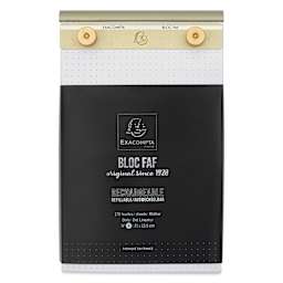 Exacompta FAF Desk Pad - 5-3/10" x 8-1/4", Dot Grid, front