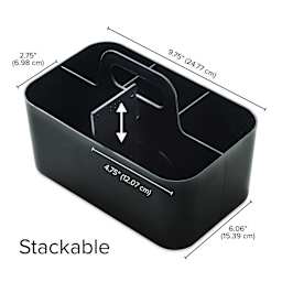 Blick Storage Caddy - Black, stackable.